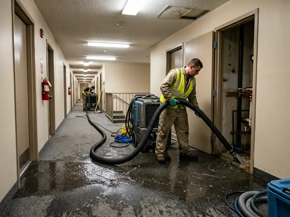 multi-unit-apartment-hallway-f-005 — frequently asked questions, Emergency Burst Pipe Water Extraction & Removal in Blairsvi…